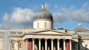 La National Gallery, una delle principali attrazioni di Londra