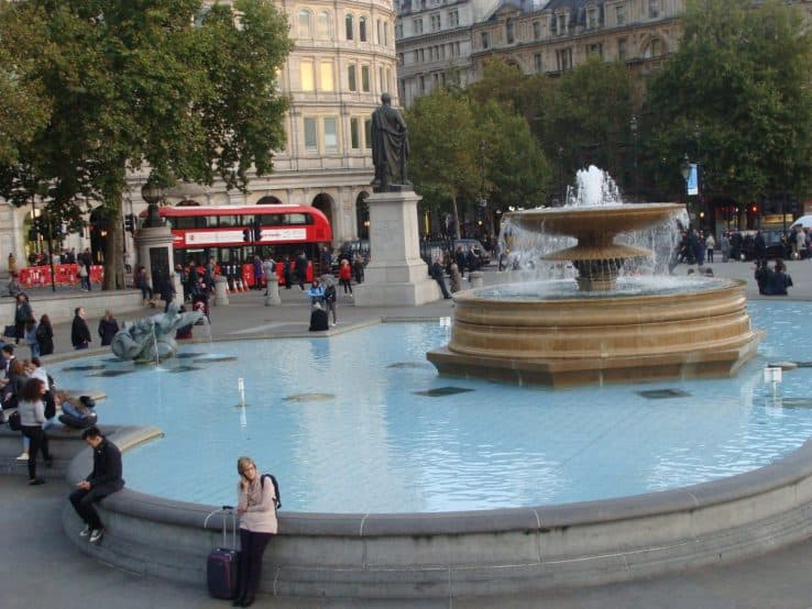 Trafalgar Square, una delle piazze di Londra