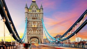 I dieci migliori panorami di Londra. Dal Tower bridge la vista è spettacolare