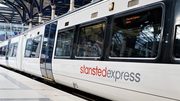 La tratta Stansted-Londra è servita dallo Stansted Express