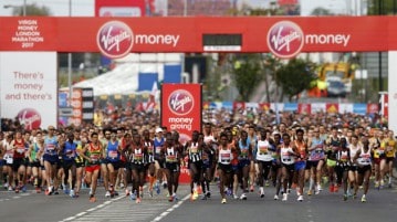 La maratona di Londra 2017