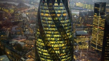 The Gherkin, uno dei grattacieli della City di Londra