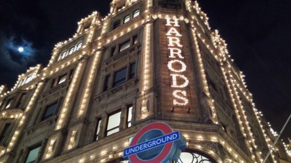 I grandi magazzini di Harrods a Londra